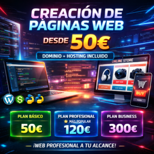 Creación de Páginas Web Profesionales y Aplicaciones Web